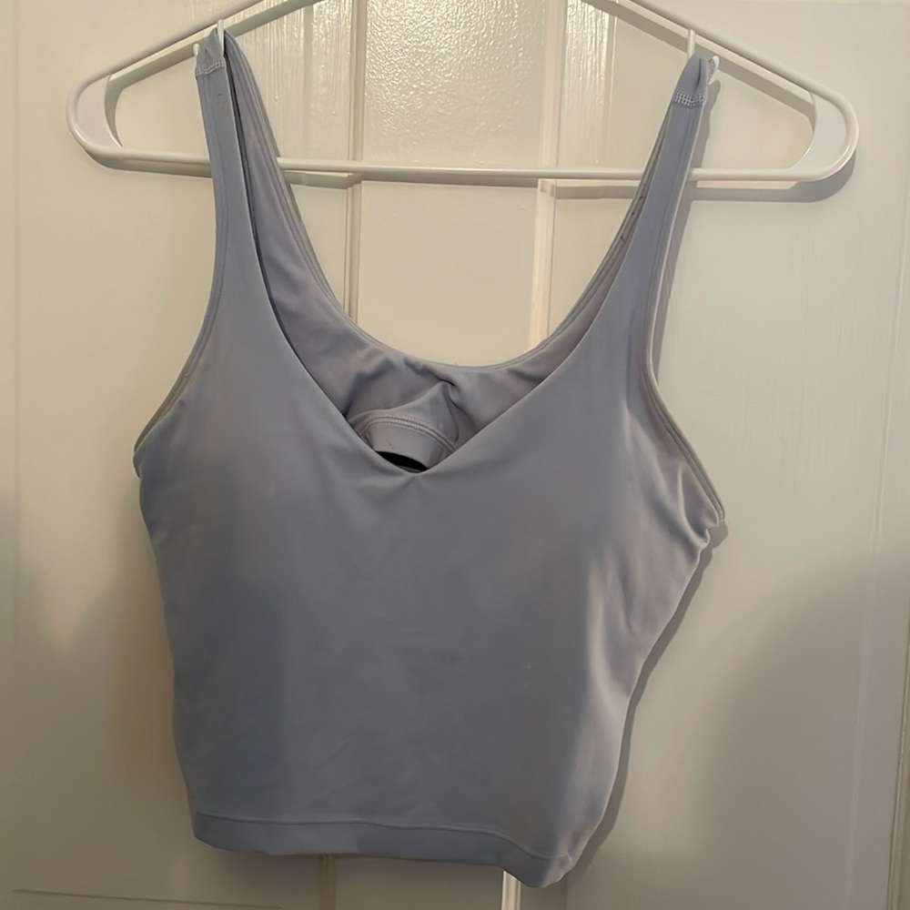 light blue align tank.